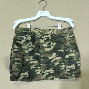 Camouflage Mini Skirt